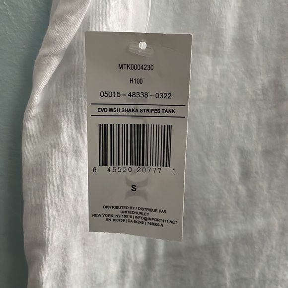 Hurley EVD WSH SHAKA STRIPES TANK - Picture 4 of 4